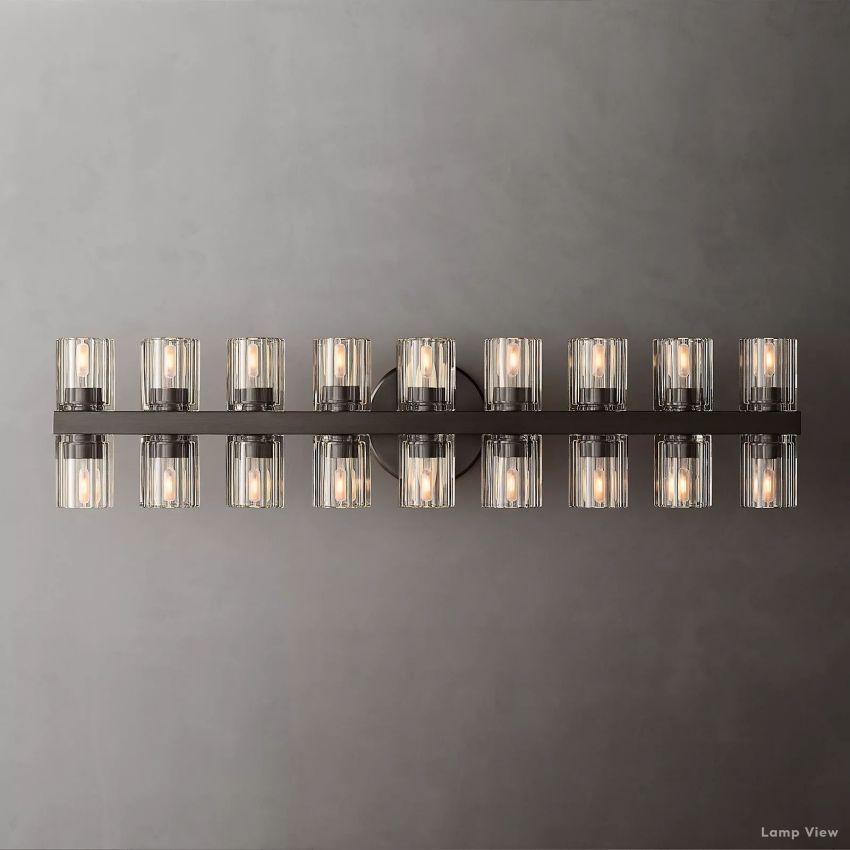Arcachon Precision Crystal 18-Light Wall Sconce
