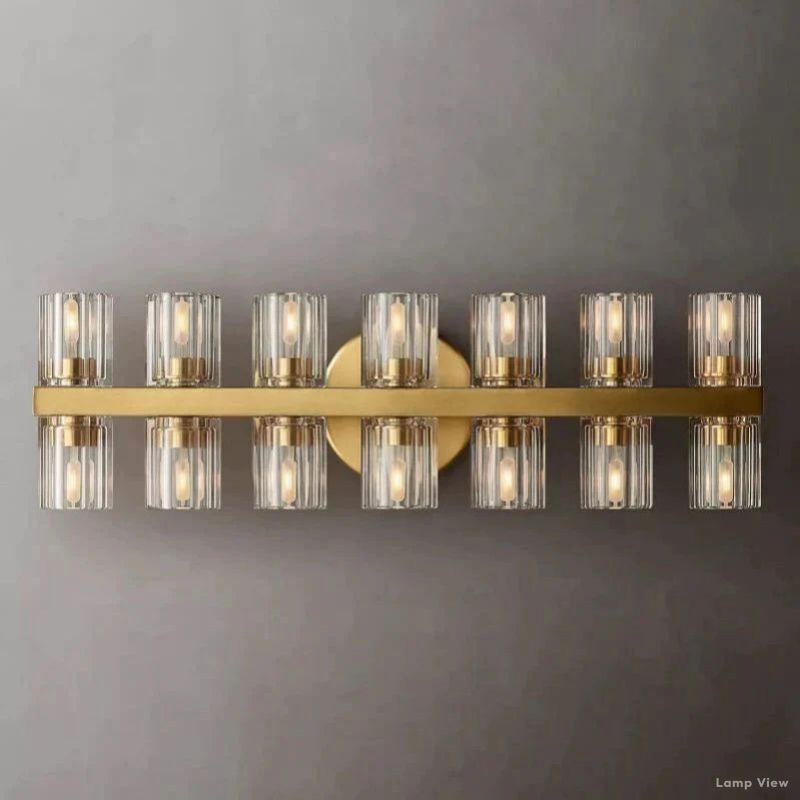 Arcachon Precision Crystal 14-Light Wall Sconce