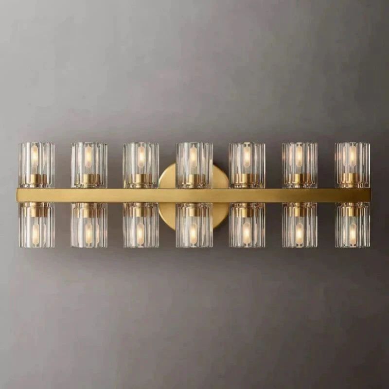 Arcachon Precision Crystal 14-Light Wall Sconce