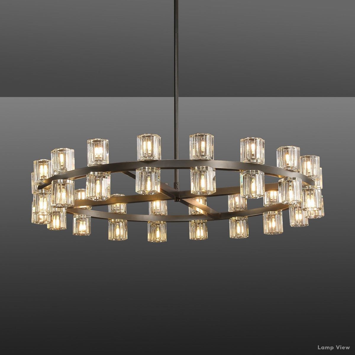 Arcachon Precision Crystal Round Chandelier 36"