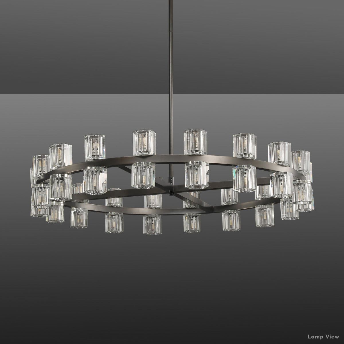 Arcachon Precision Crystal Round Chandelier 36"
