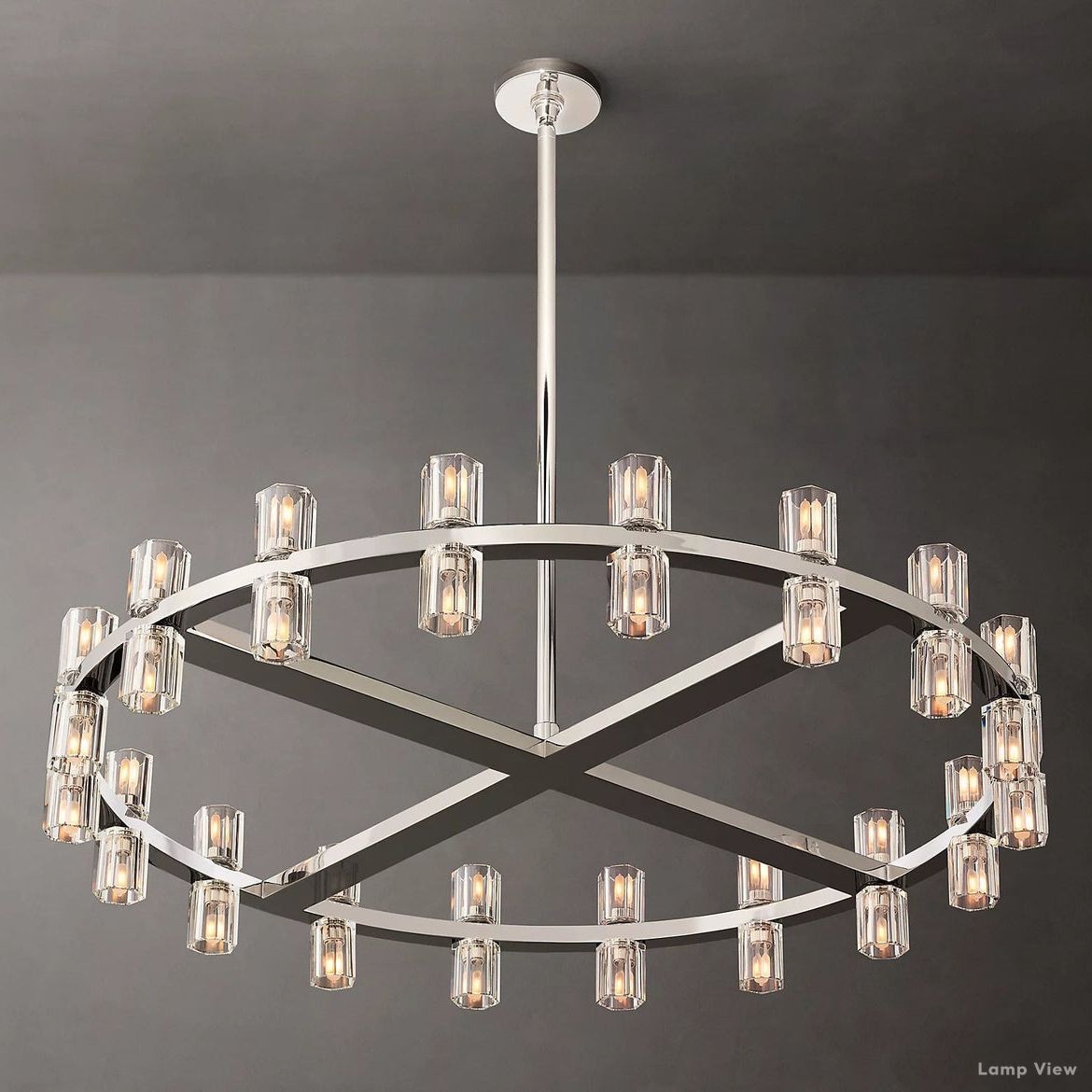 Arcachon Precision Crystal Round Chandelier 36"