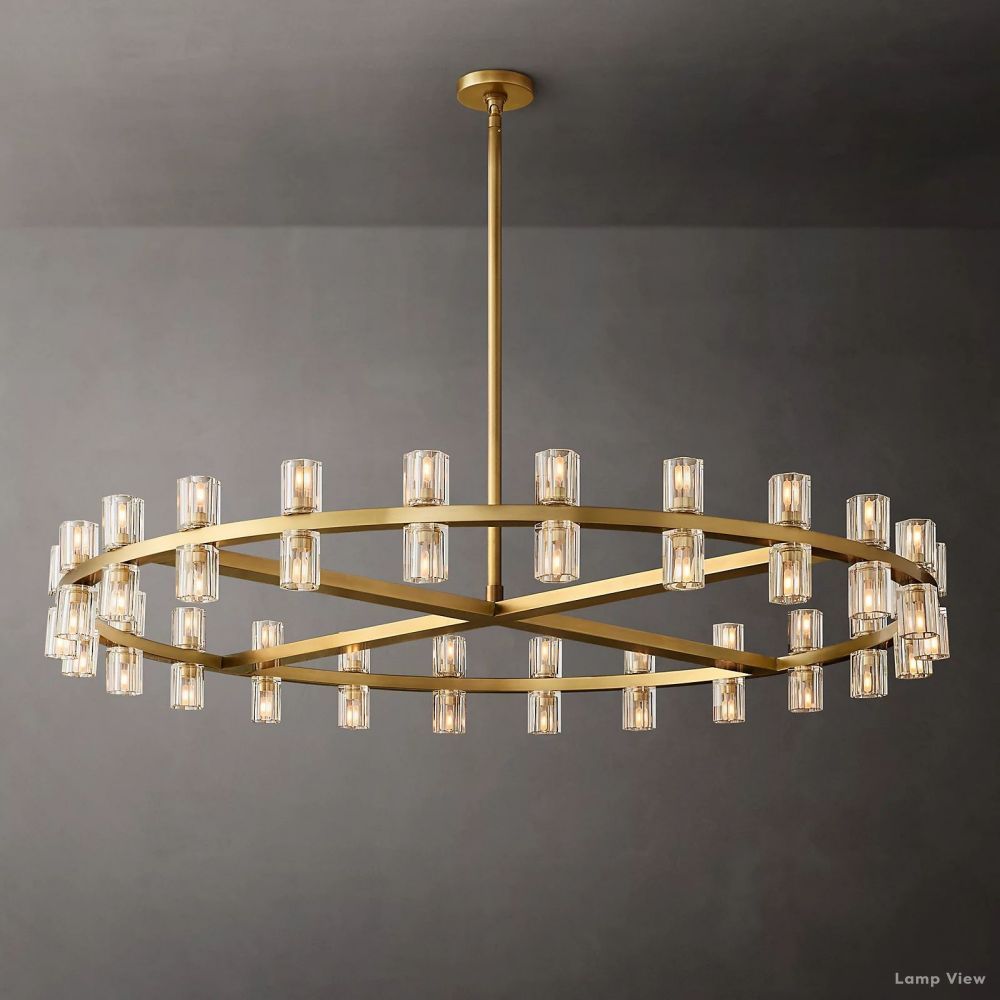 Arcachon Precision Crystal Round Chandelier 48"