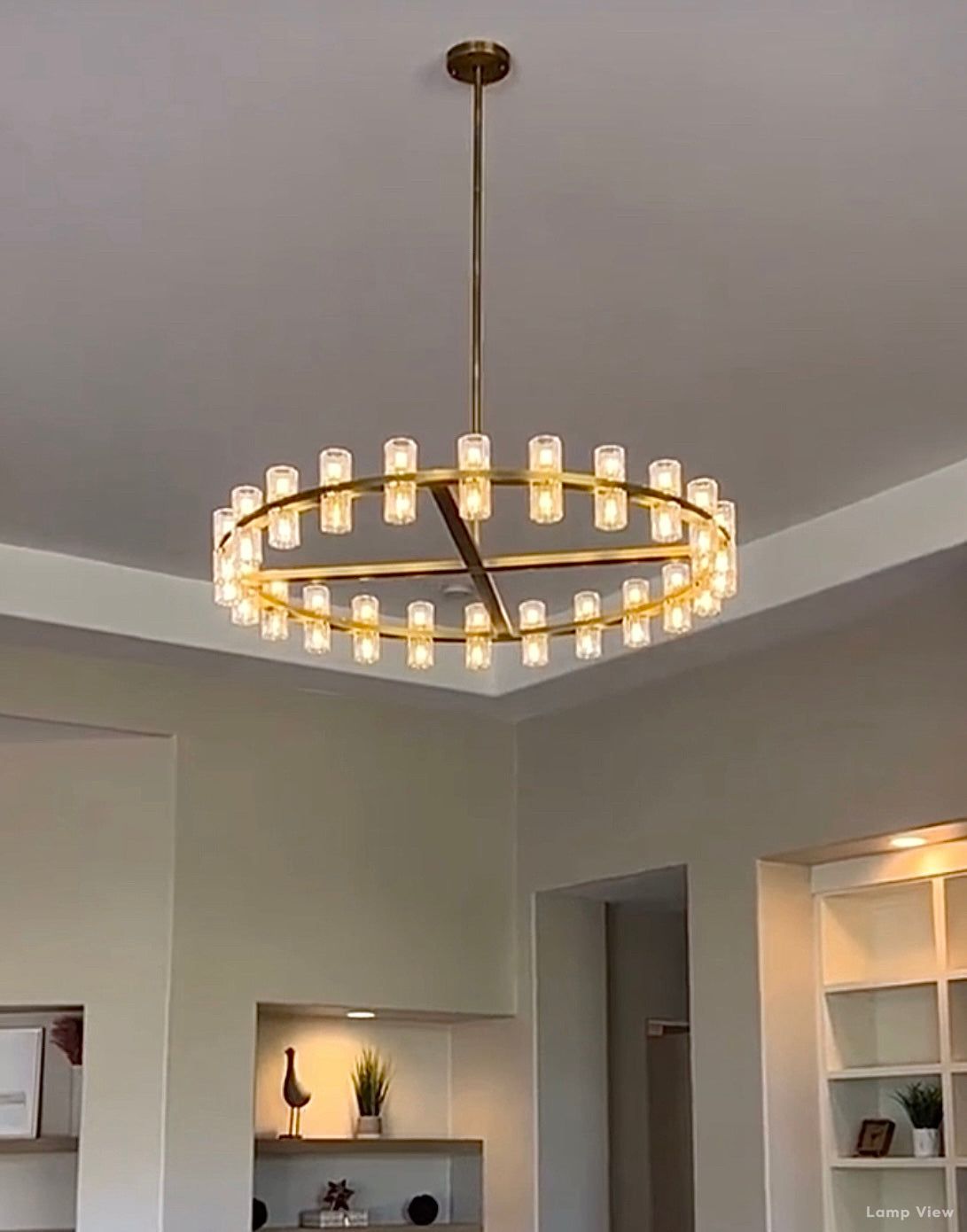 Arcachon Precision Crystal Round Chandelier 48"