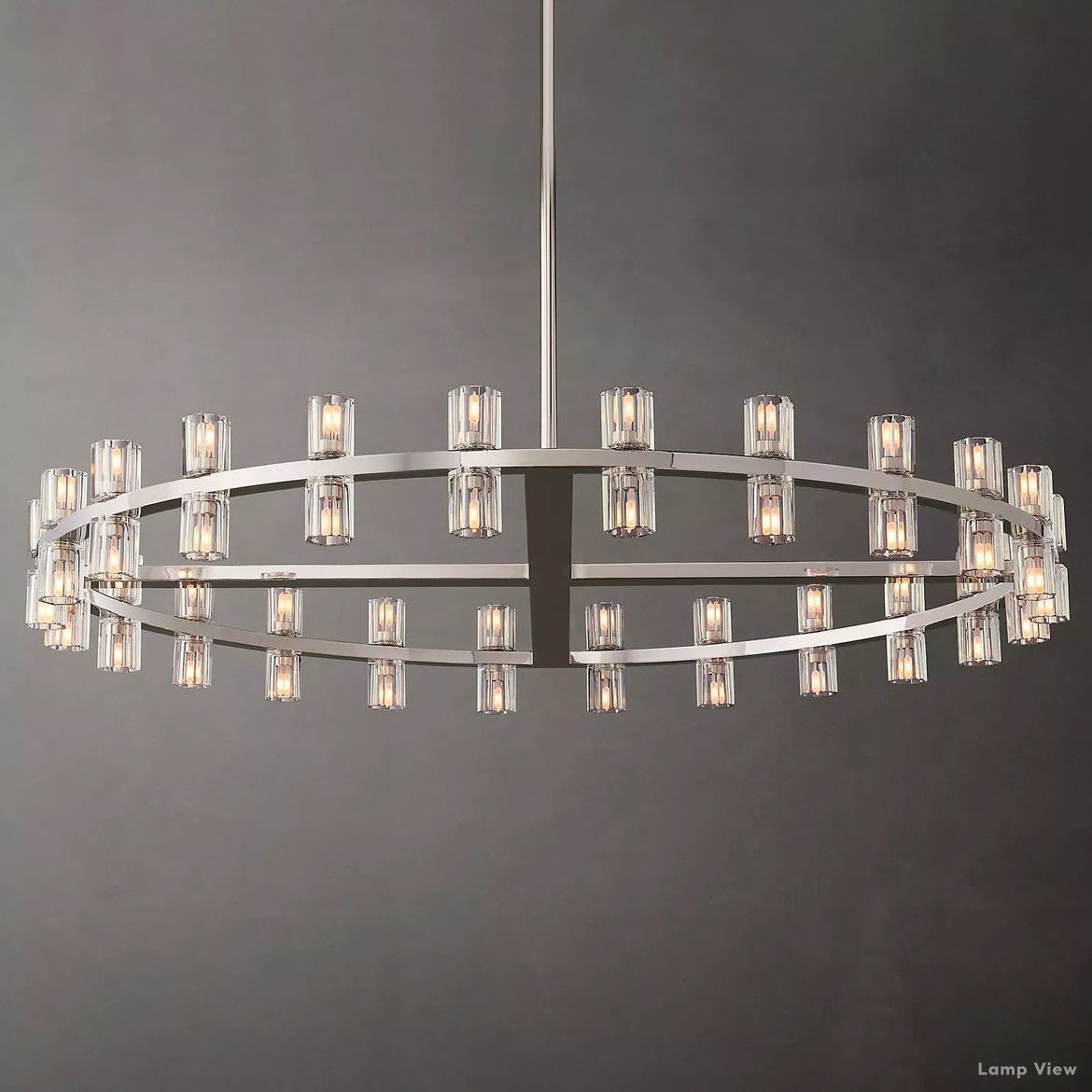Arcachon Precision Crystal Round Chandelier 48"