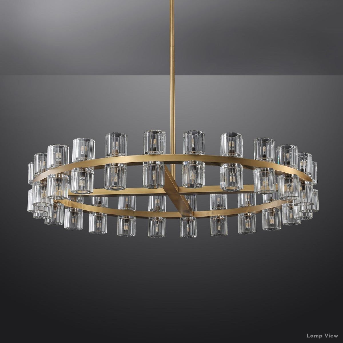Arcachon Precision Crystal Round Chandelier 48"
