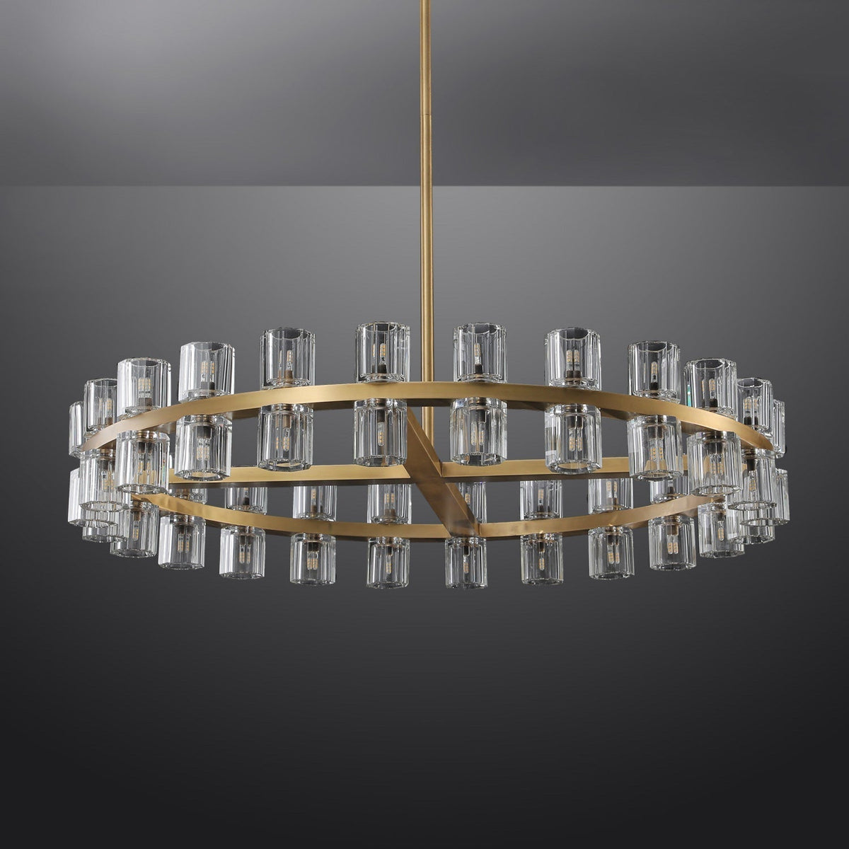 Arcachon Precision Crystal Round Chandelier 48"