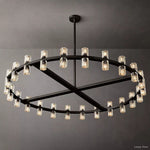 Arcachon Precision Crystal Round Chandelier 48"