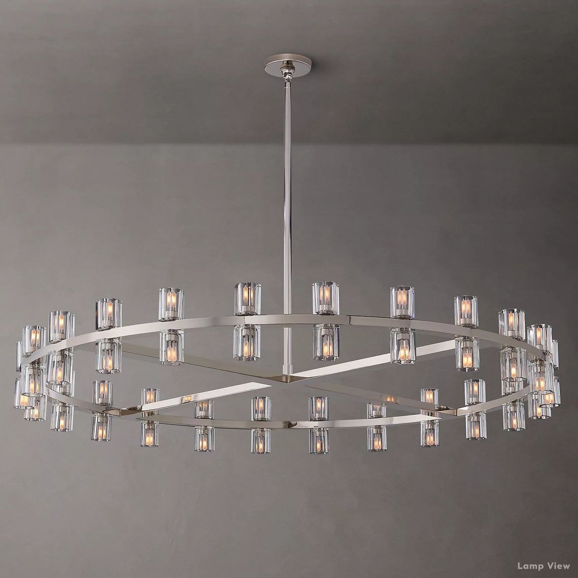 Arcachon Precision Crystal Round Chandelier 48"