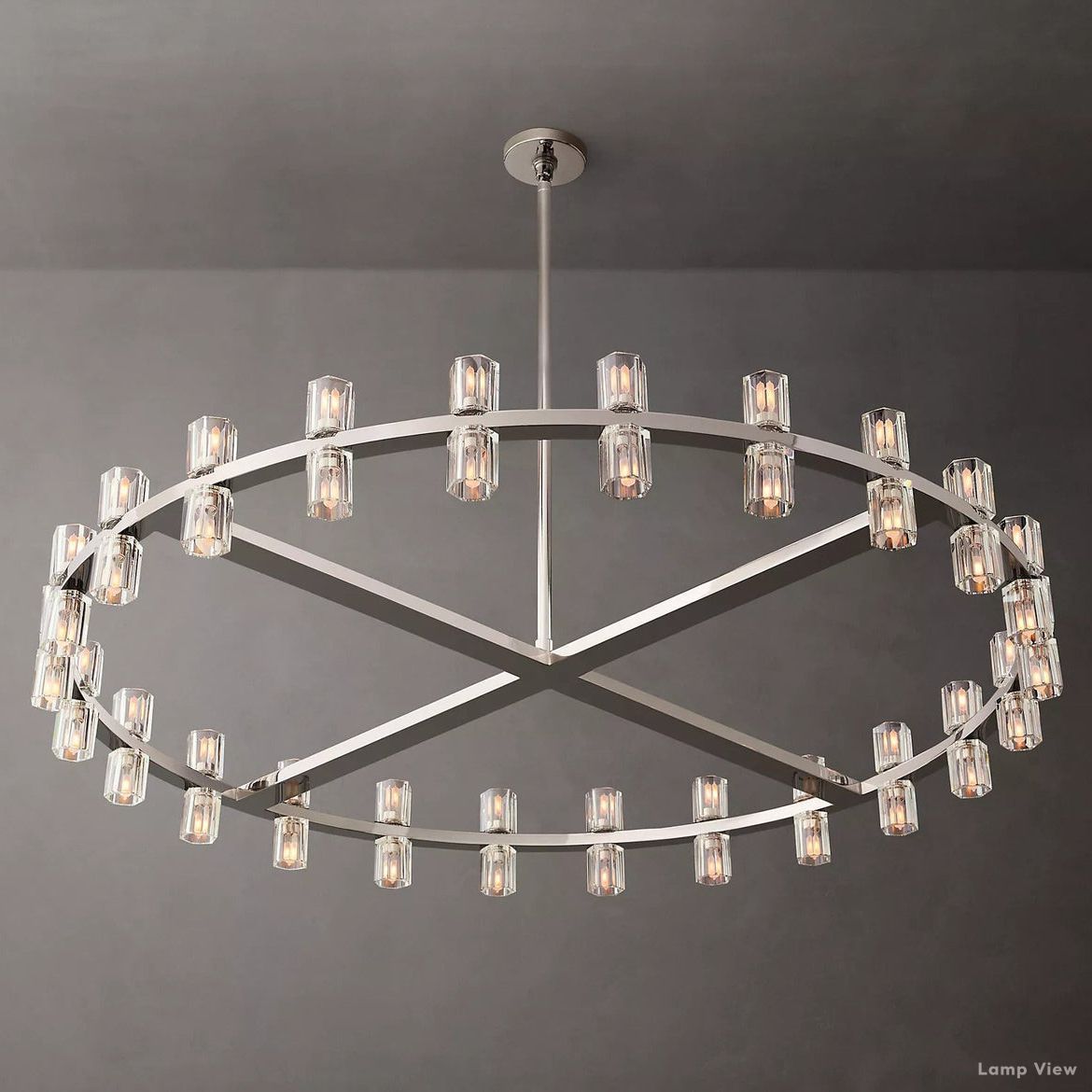 Arcachon Precision Crystal Round Chandelier 48"