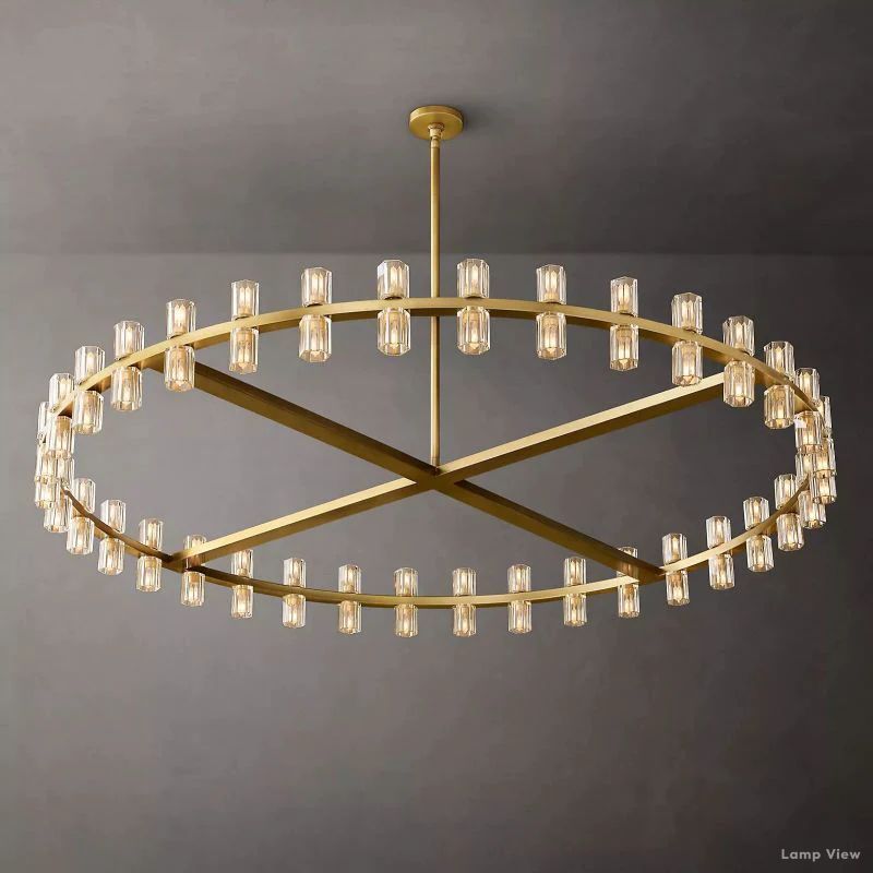 Arcachon Precision Crystal Round Chandelier 60"