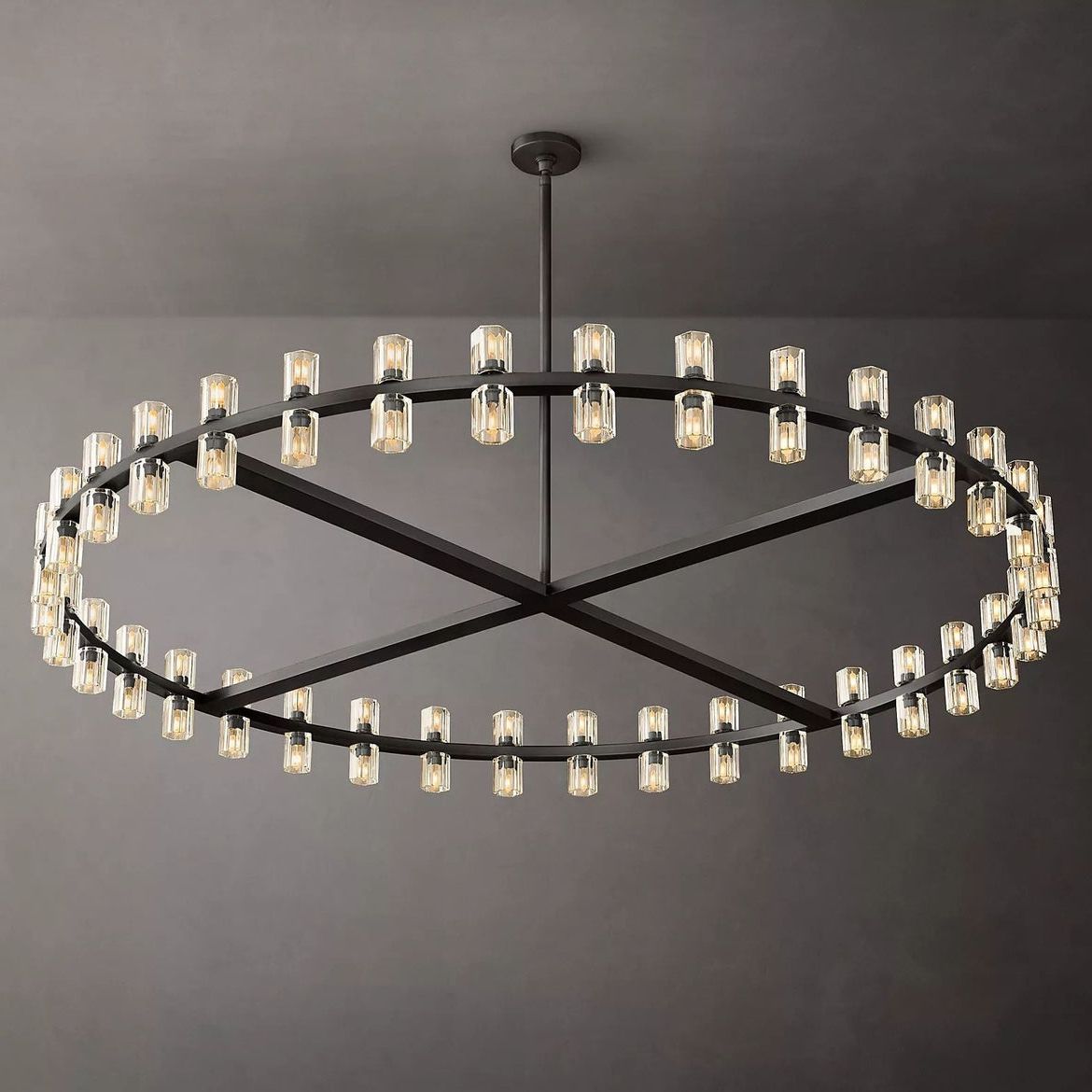 Arcachon Precision Crystal Round Chandelier 60"