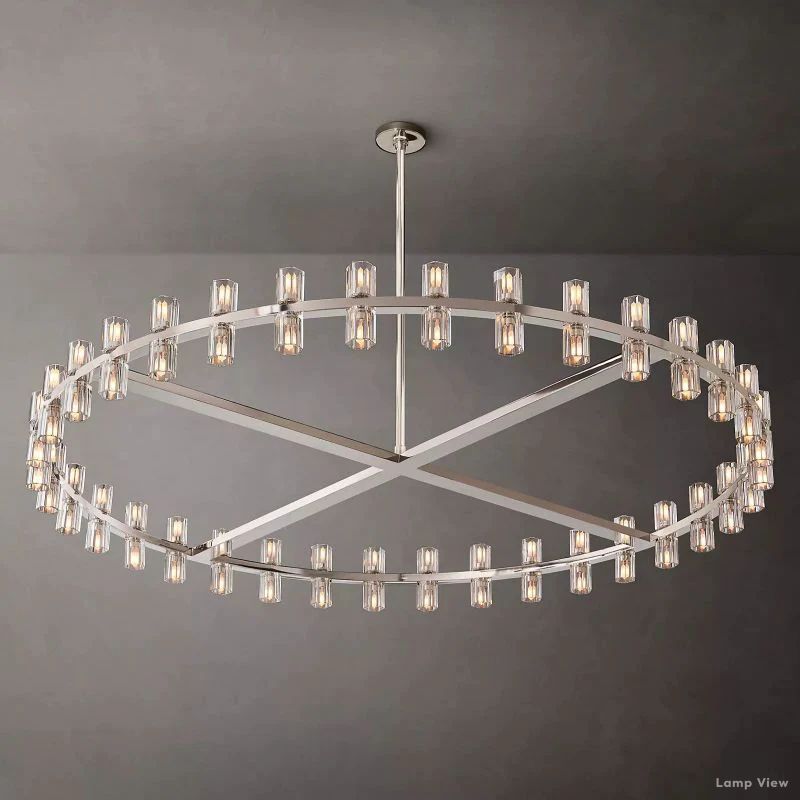 Arcachon Precision Crystal Round Chandelier 60"