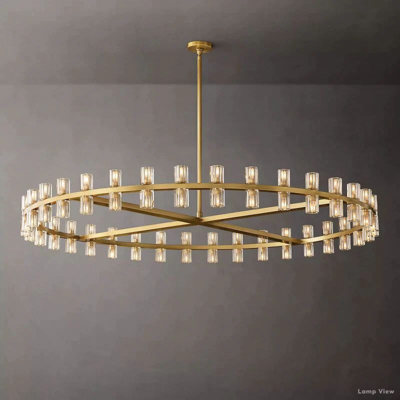 Arcachon Precision Crystal Round Chandelier 60"