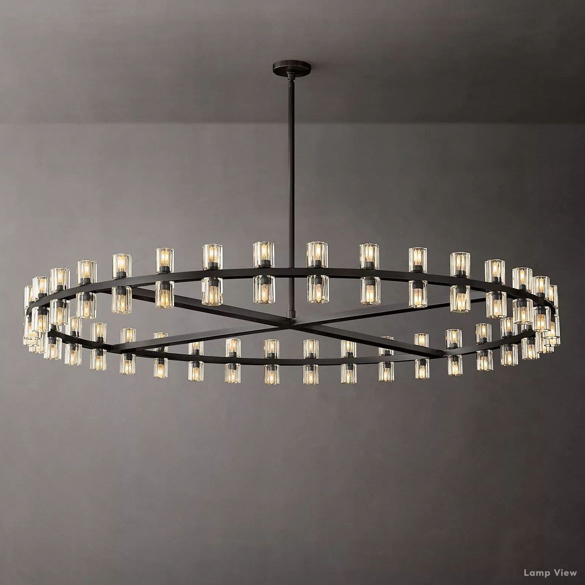 Arcachon Precision Crystal Round Chandelier 60"