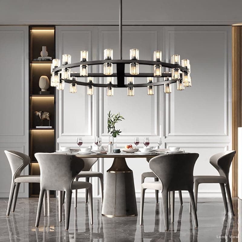 Arcachon Precision Crystal Round Chandelier 60"