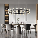 Arcachon Precision Crystal Round Chandelier 60"