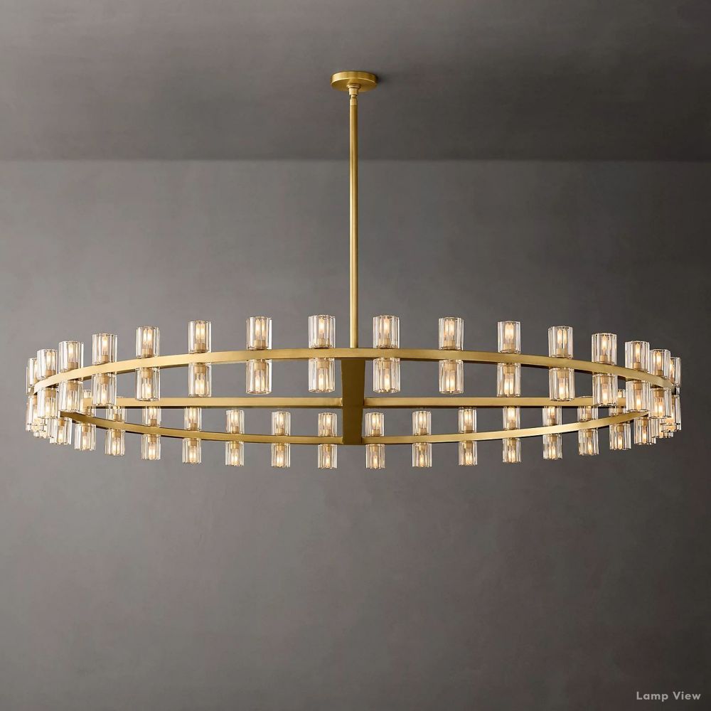 Arcachon Precision Crystal Round Chandelier 60"
