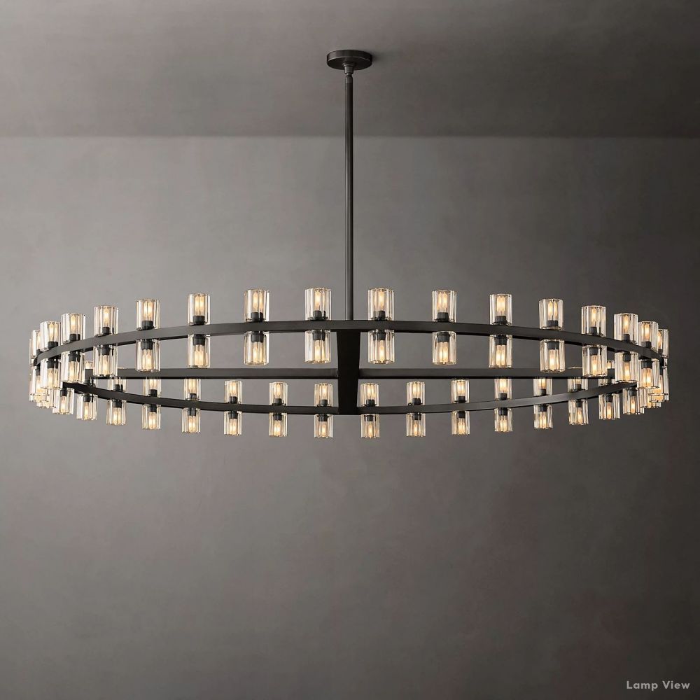 Arcachon Precision Crystal Round Chandelier 60"