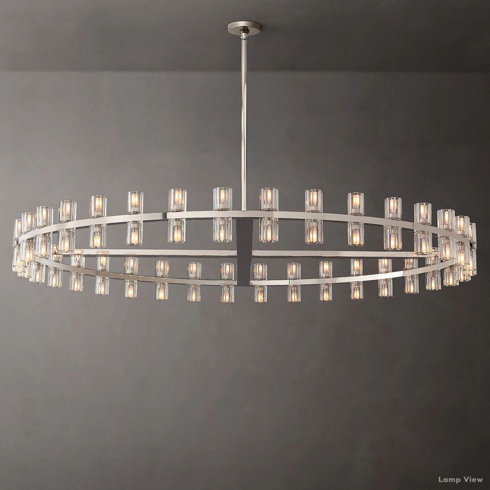 Arcachon Precision Crystal Round Chandelier 60"