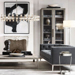 Arcachon Precision Crystal Round Chandelier 60"