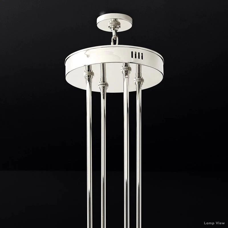 Arcachon Precision Crystal Two-Tier Round Chandelier 60"