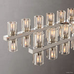 Arcachon Precision Crystal Rectangular Chandelier 72"