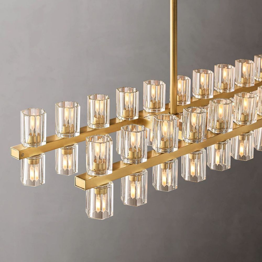 Arcachon Rectangular Chandelier 54"