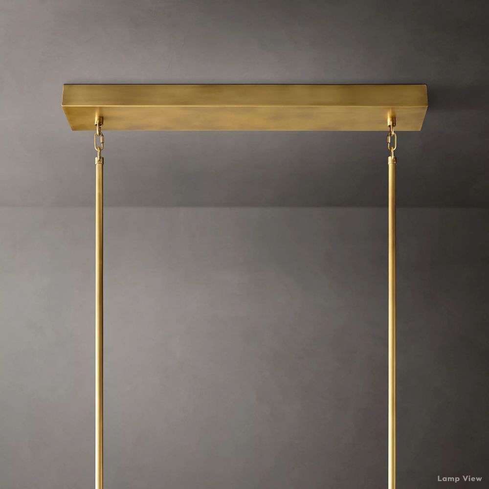 Arcachon Precision Crystal Rectangular Chandelier 54"