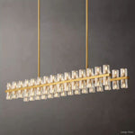 Arcachon Precision Crystal Rectangular Chandelier 54"
