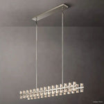 Arcachon Precision Crystal Rectangular Chandelier 54"