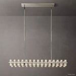 Arcachon Precision Crystal Rectangular Chandelier 54"