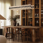 Arcachon Precision Crystal Rectangular Chandelier 54"