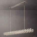 Arcachon Precision Crystal Rectangular Chandelier 72"