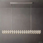 Arcachon Precision Crystal Rectangular Chandelier 72"