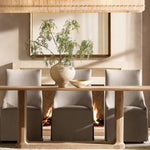 San Marco Ribbed Alabaster Linear Chandelier 72"