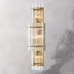 San Marco Ribbed Glass Round Wall Sconce