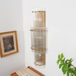 San Marco Ribbed Glass Round Wall Sconce