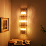 San Marco Ribbed Glass Round Wall Sconce