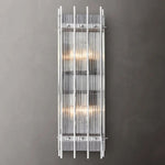 San Marco Ribbed Glass Rectangle Wall Sconce