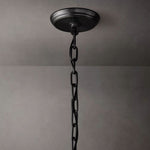 San Marco Ribbed Glass Round Chandelier 48"