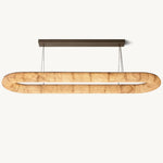 Rivage Lisse Oval Chandelier 74"