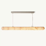 Rivage Lisse Alabaster Linear Chandelier 60"