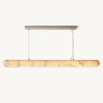Rivage Lisse Alabaster Linear Chandelier 80"