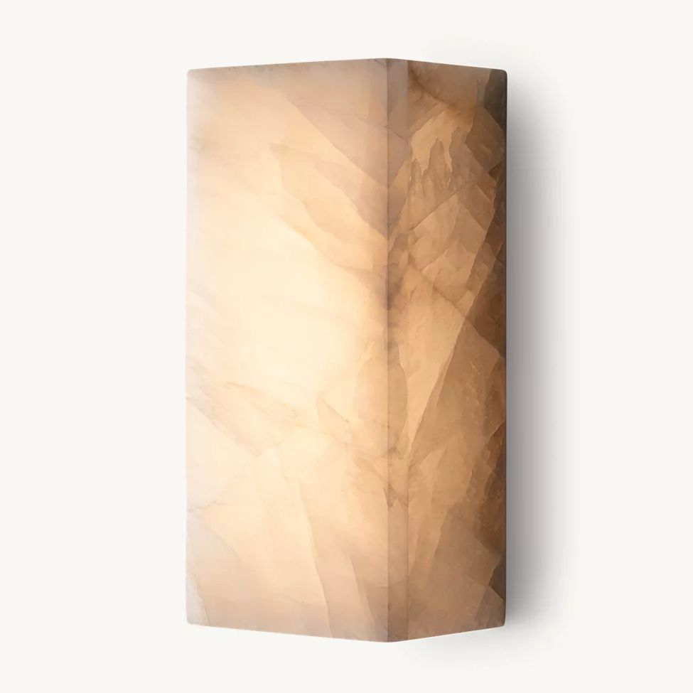Rivage Lueur Alabaster Wall Sconce