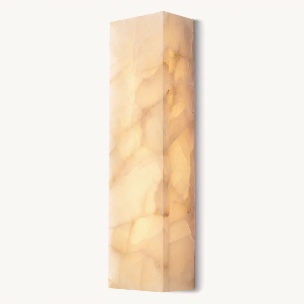 Rivage Lueur Alabaster Wall Sconce