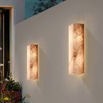 Rivage Lueur Alabaster Wall Sconce
