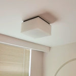 Rivage Lueur Alabaster Square Flush Mount