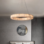 Rivage Lueur Alabaster Round Chandelier 40"