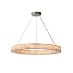 Rivage Lueur Alabaster Round Chandelier 40"